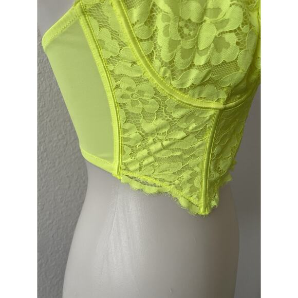 Cosabella Bra Bustier Floral Lace Semi Sheer Lingerie Italy - Picture 5 of 10